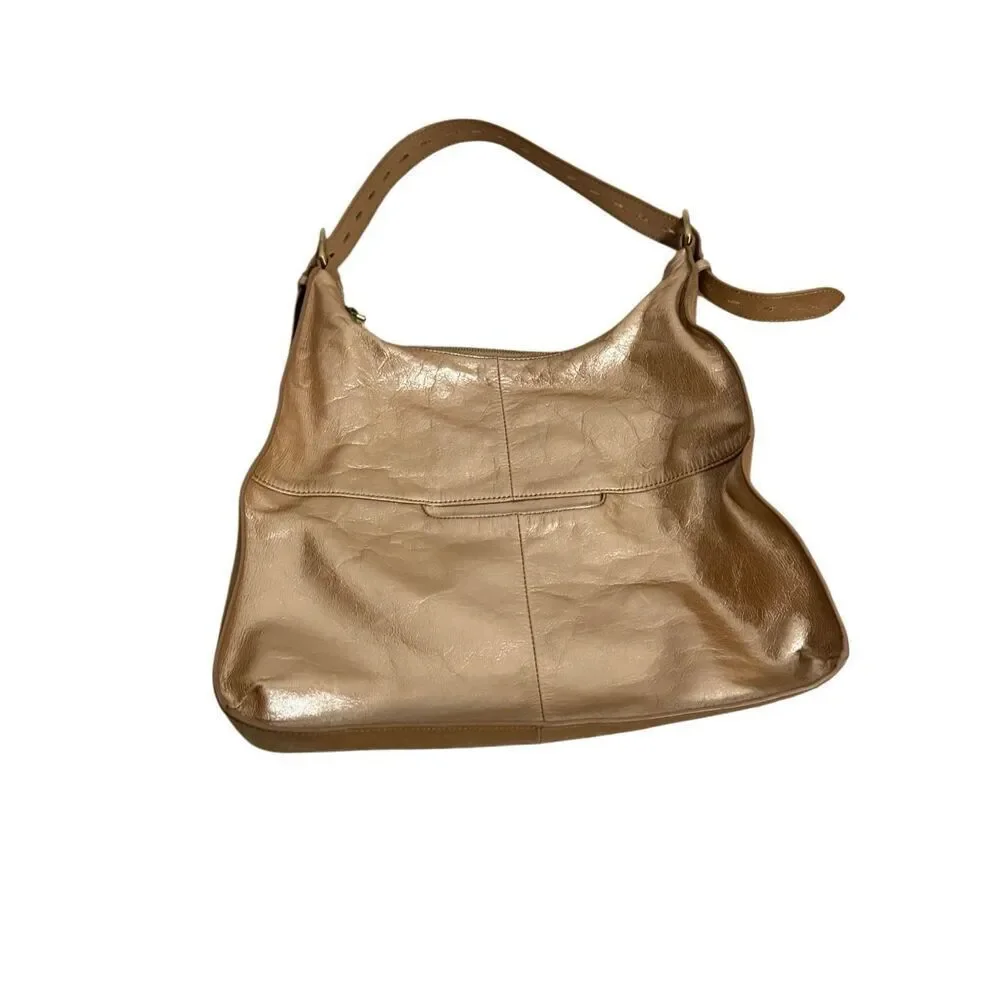Hobo Marley Cameo Leather Adjustable Shoulder Strap Boho Bag